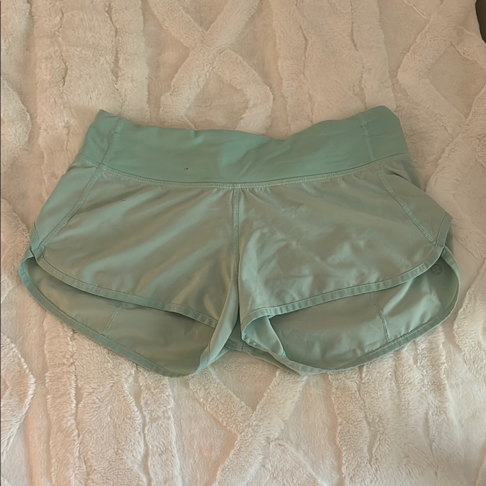 Speed Up shorts - Lululemon Athletica Mint / Toothpaste Green